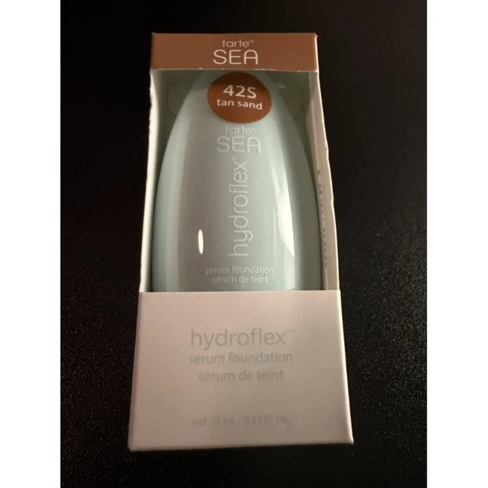 Tarte SEA Hydroflex Serum Foundation 42S Tan Sand Vegan Medium‎ Coverage 0.33 oz